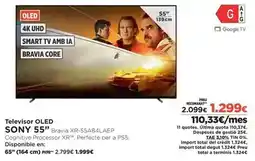 El Corte Inglés Sony - televisor oled oferta