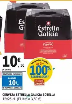 E.Leclerc Estrella galicia - cerveza oferta