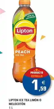 E.Leclerc Lipton - ice tea limon o melocoton oferta