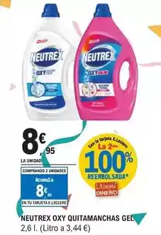 E.Leclerc Neutrex - oxy quitamanchas gel oferta