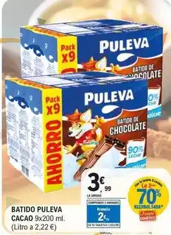 E.Leclerc Puleva - batido cacao oferta