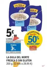 E.Leclerc La gula del norte - fresca o sin gluten oferta