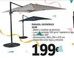 E.Leclerc Parasol excentrico 4x3m oferta