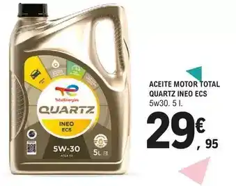 E.Leclerc Quartz - aceite motor total ineo ecs oferta