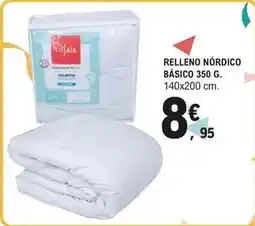 E.Leclerc Tissaia - relleno nórdico básico 350 g oferta