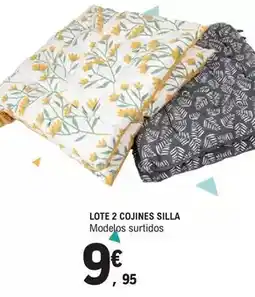 E.Leclerc Lote 2 cojines silla oferta