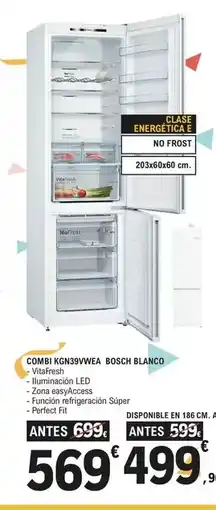 E.Leclerc Bosch - combi kgn39vwea blanco oferta