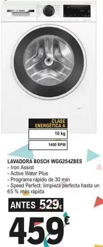 E.Leclerc Bosch - lavadora wgg254zbes oferta