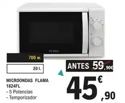 E.Leclerc Flama - microondas 1824fl oferta
