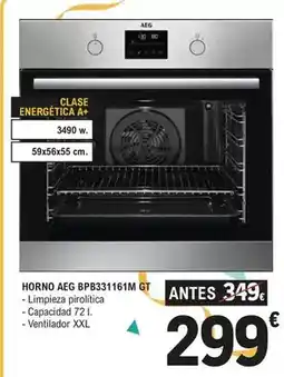 E.Leclerc Aeg - horno bpb331161m oferta