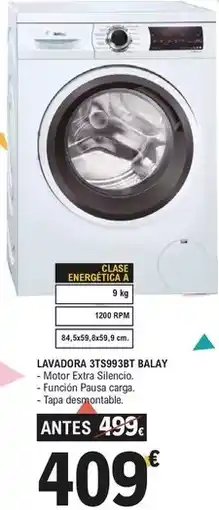 E.Leclerc Balay - lavadora 3ts993bt oferta