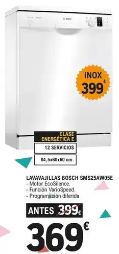 E.Leclerc Bosch - lavavajillas sms25aw05e oferta