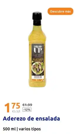 Action Aderezo de ensalada oferta