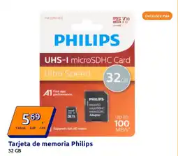 Action PHILIPS Tarjeta de memoria oferta