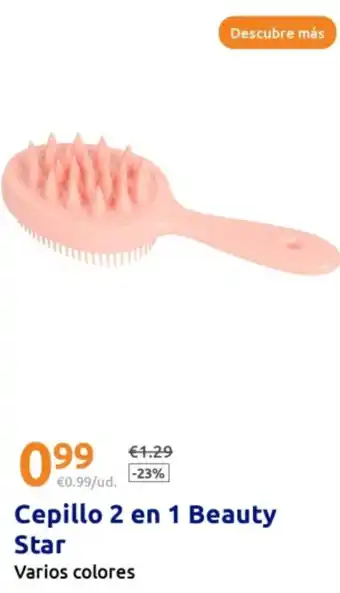 Action Cepillo 2 en 1 Beauty Star oferta