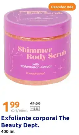 Action Exfoliante corporal The Beauty Dept. oferta