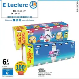 E.Leclerc ACTIMEL "DANONE". oferta