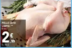 E.Leclerc Pollo entei limpio oferta
