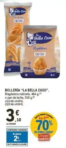 E.Leclerc "LA BELLA EASO" Bollería oferta