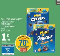 E.Leclerc Galletas mini "oreo", original o golden, "príncipe" oferta
