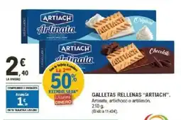 E.Leclerc "ARTIACH" Galletas rellenas. oferta