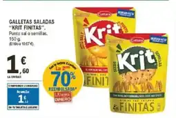 E.Leclerc "KRIT FINITAS" Galletas saladas oferta