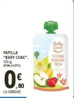 E.Leclerc "BABY CUAC" Papilla oferta