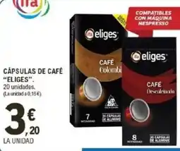 E.Leclerc IFA ELIGES Cápsulas de café oferta