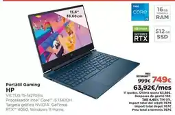 El Corte Inglés Hp - portátil gaming oferta