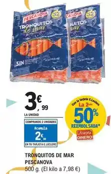E.Leclerc Pescanova - tronquitos de mar oferta