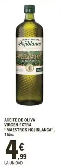 E.Leclerc "MAESTROS HOJIBLANCA" Aceite de oliva virgen extra oferta