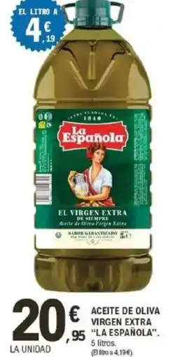E.Leclerc "LA ESPAÑOLA" Aceite de oliva virgen extra oferta