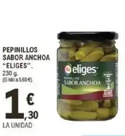E.Leclerc IFA ELIGES Pepinillos sabor anchoa oferta