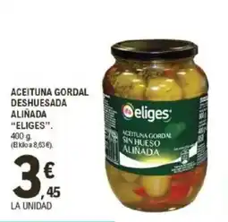 E.Leclerc IFA ELIGES Aceituna gordal sin hueso aliñada oferta