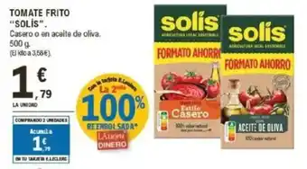 E.Leclerc "SOLIS" Tomate frito oferta