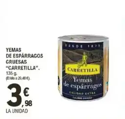 E.Leclerc "CARRETILLA" Yemas de espárragos gruesas oferta