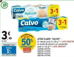 E.Leclerc "CALVO" Atún claro oferta