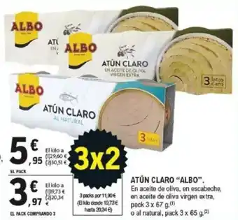 E.Leclerc "ALBO" Atún claro oferta