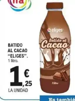 E.Leclerc IFA ELIGES Batido al cacao oferta