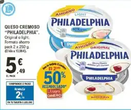 E.Leclerc PHILADELPHIA Queso cremoso oferta