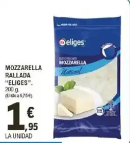 E.Leclerc IFA ELIGES Mozzarella rallada oferta