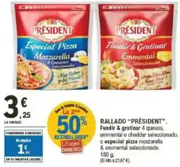 E.Leclerc "PRÉSIDENT" Rallado oferta