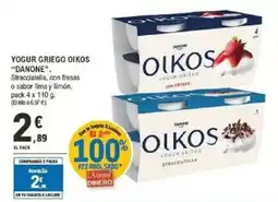 E.Leclerc "DANONE" Yogur griego oikos oferta