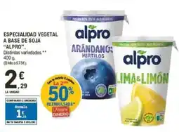 E.Leclerc ALPRO Especialidad vegetal a base de soja oferta