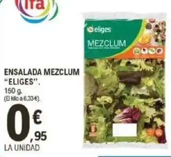 E.Leclerc IFA ELIGES Ensalada mezclum oferta