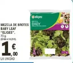 E.Leclerc IFA ELIGES Mezcla de brotes baby baby leaf oferta
