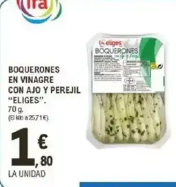 E.Leclerc IFA ELIGES Boquerones en vinagre con ajo y perejil oferta