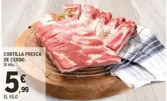 E.Leclerc Costilla fresca de cerdo oferta