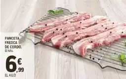 E.Leclerc Panceta fresca de cerdo. oferta