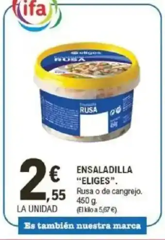E.Leclerc IFA ELIGES Ensaladilla oferta
